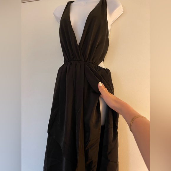 NBD Macfarlane Midi Dress In Black - Picture 2 of 4